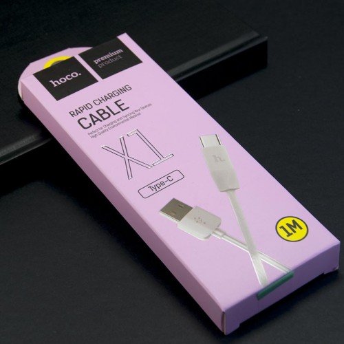Кабель Hoco X1 USB - USB Type-C, белый, 1м